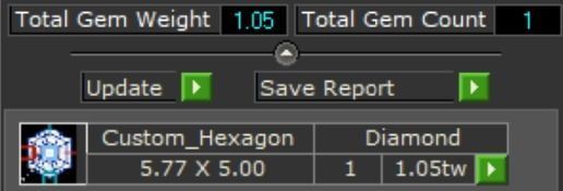 Hexagon Engagement Ring 3D print model_11