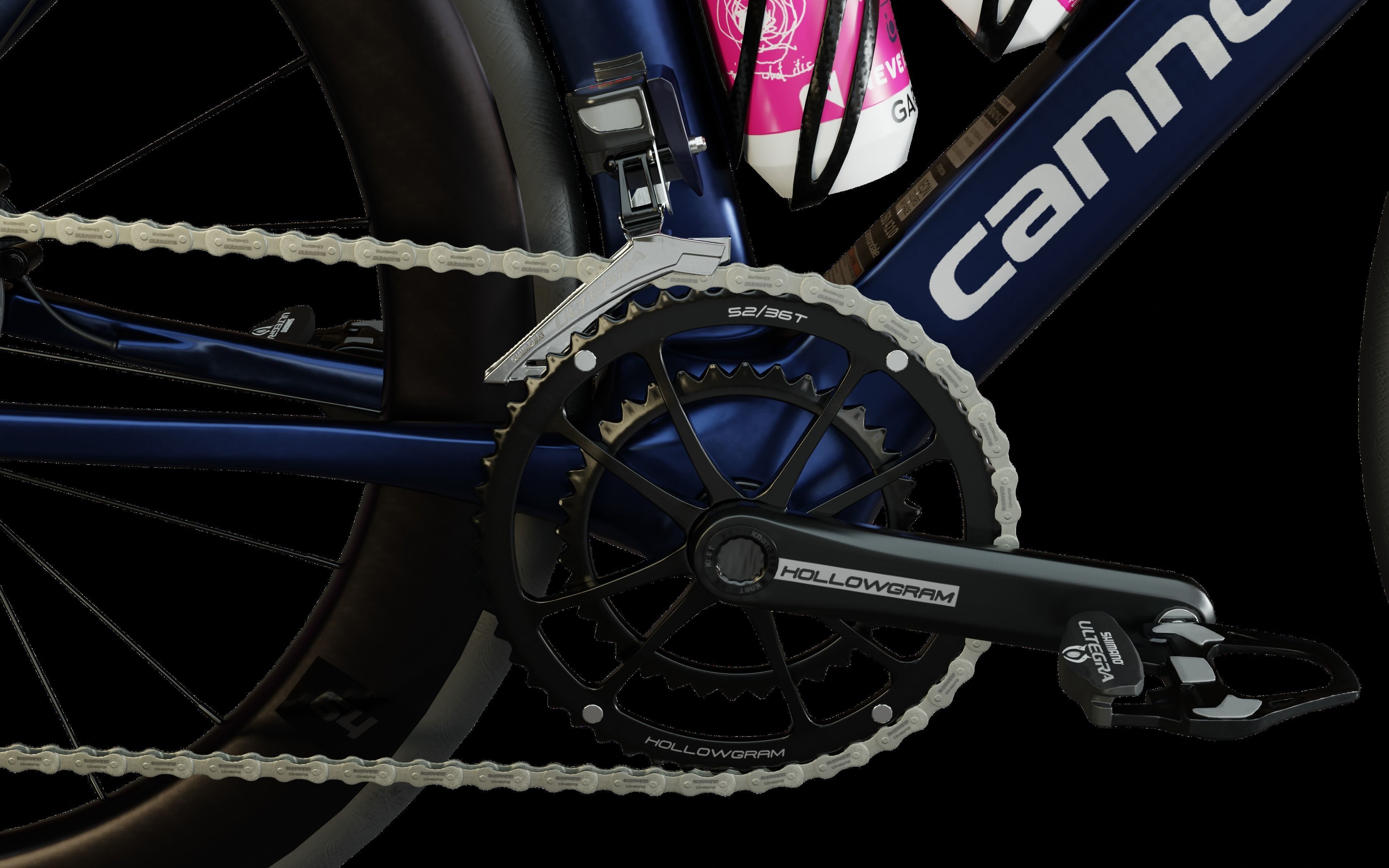 Cannondale SystemSix Roadbike Low-poly 3D model_21