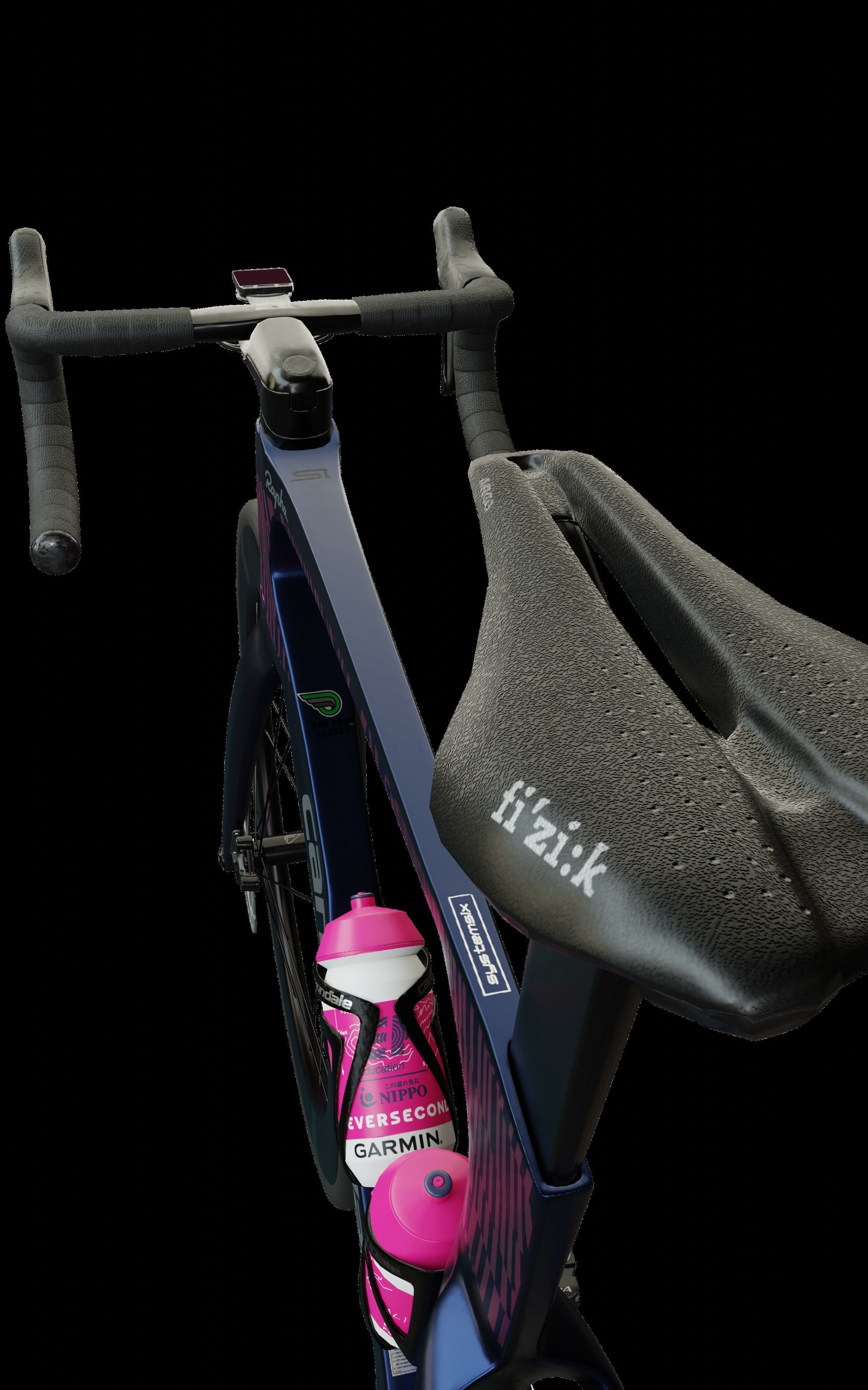 Cannondale SystemSix Roadbike Low-poly 3D model_10