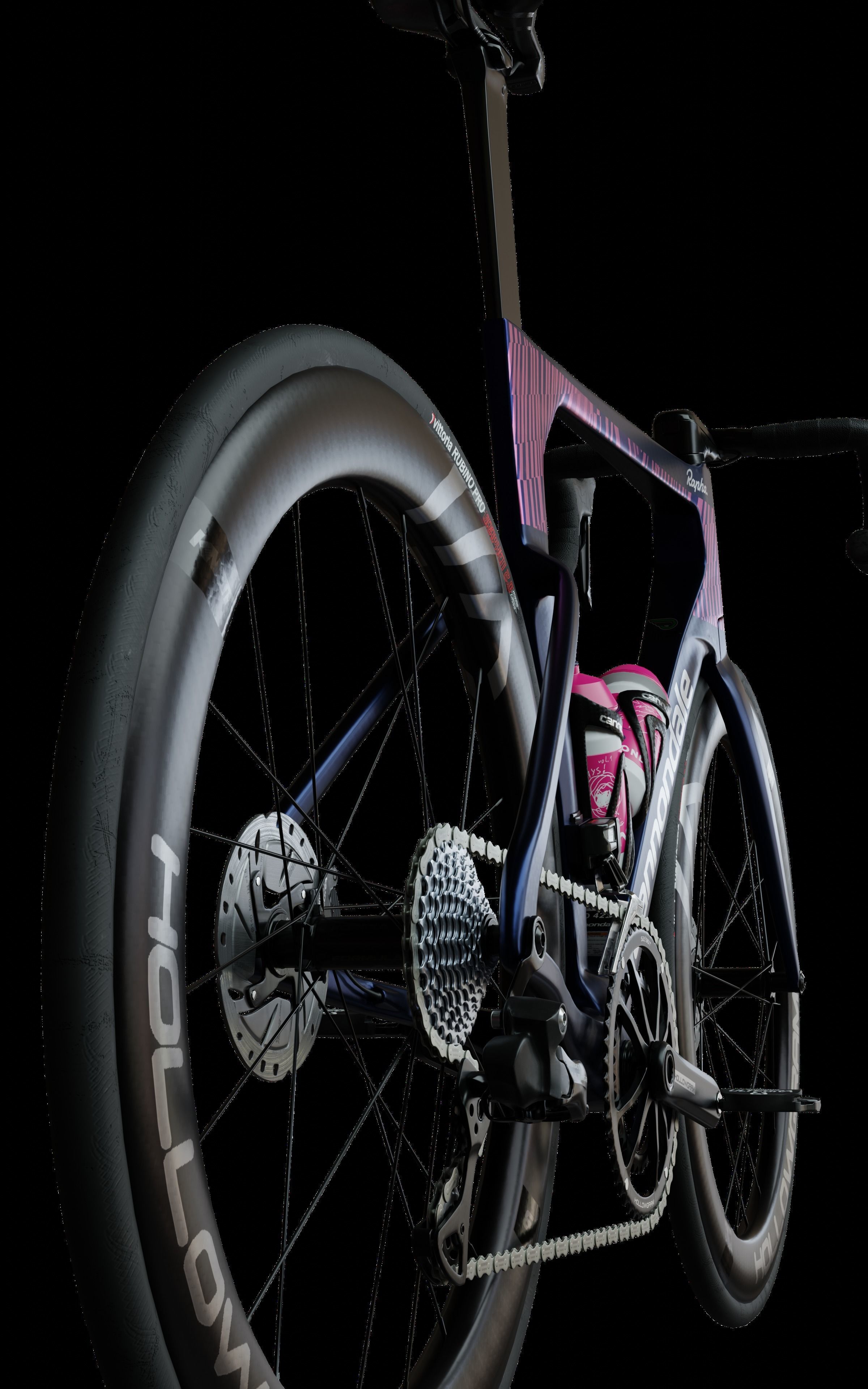 Cannondale SystemSix Roadbike Low-poly 3D model_3