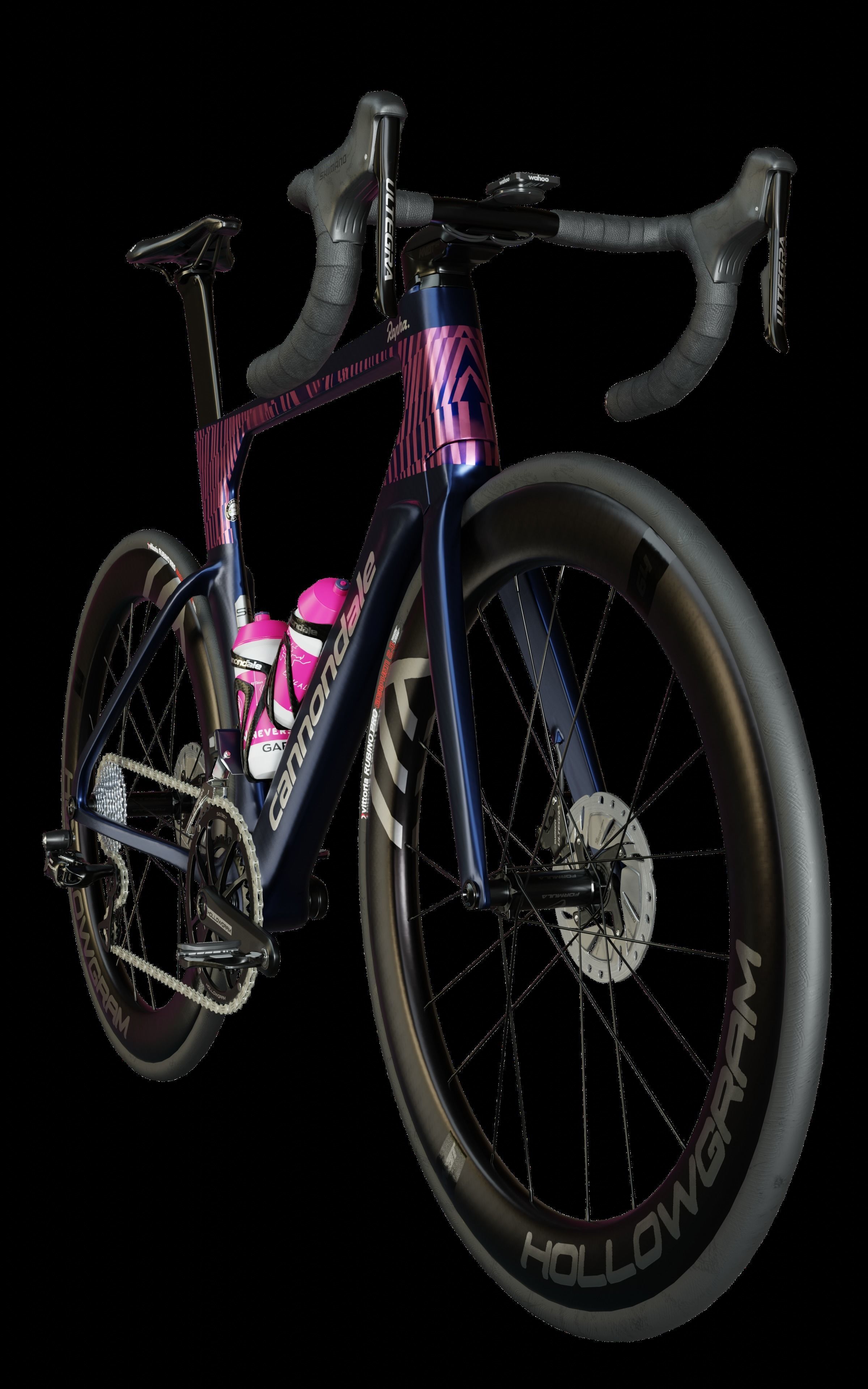 Cannondale SystemSix Roadbike Low-poly 3D model_24