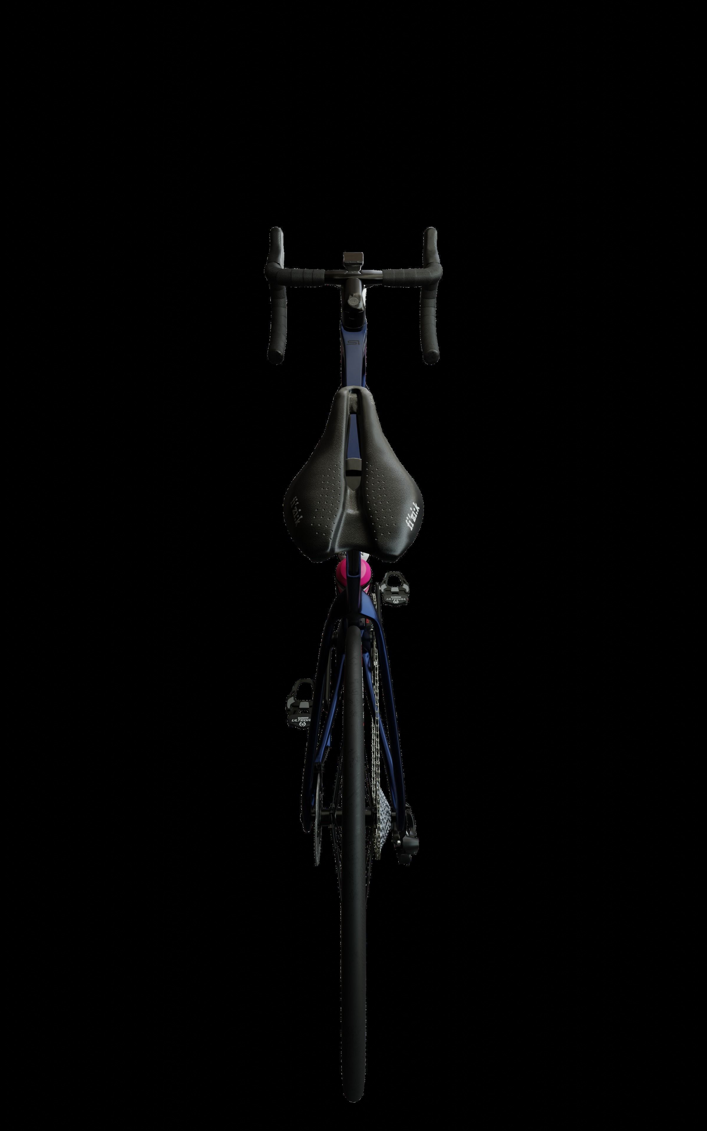 Cannondale SystemSix Roadbike Low-poly 3D model_6