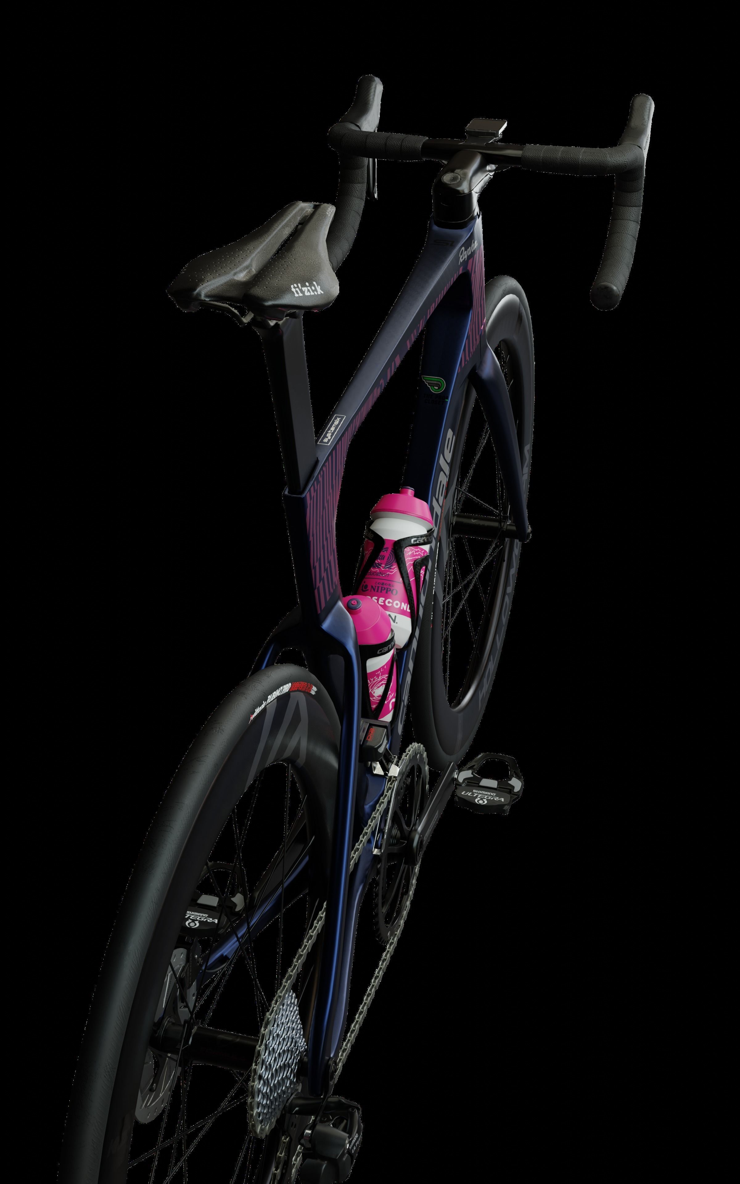 Cannondale SystemSix Roadbike Low-poly 3D model_5