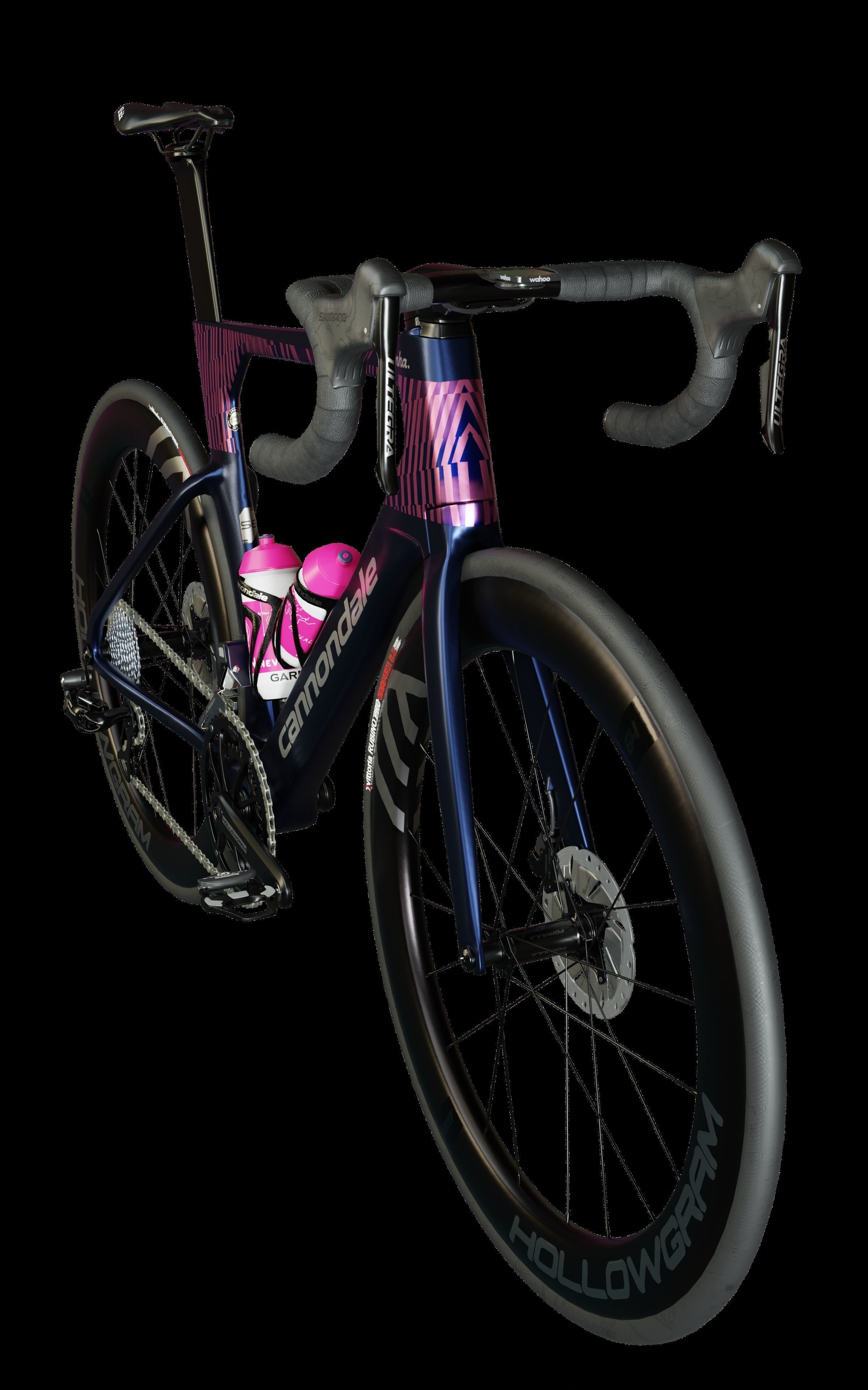 Cannondale SystemSix Roadbike Low-poly 3D model_25
