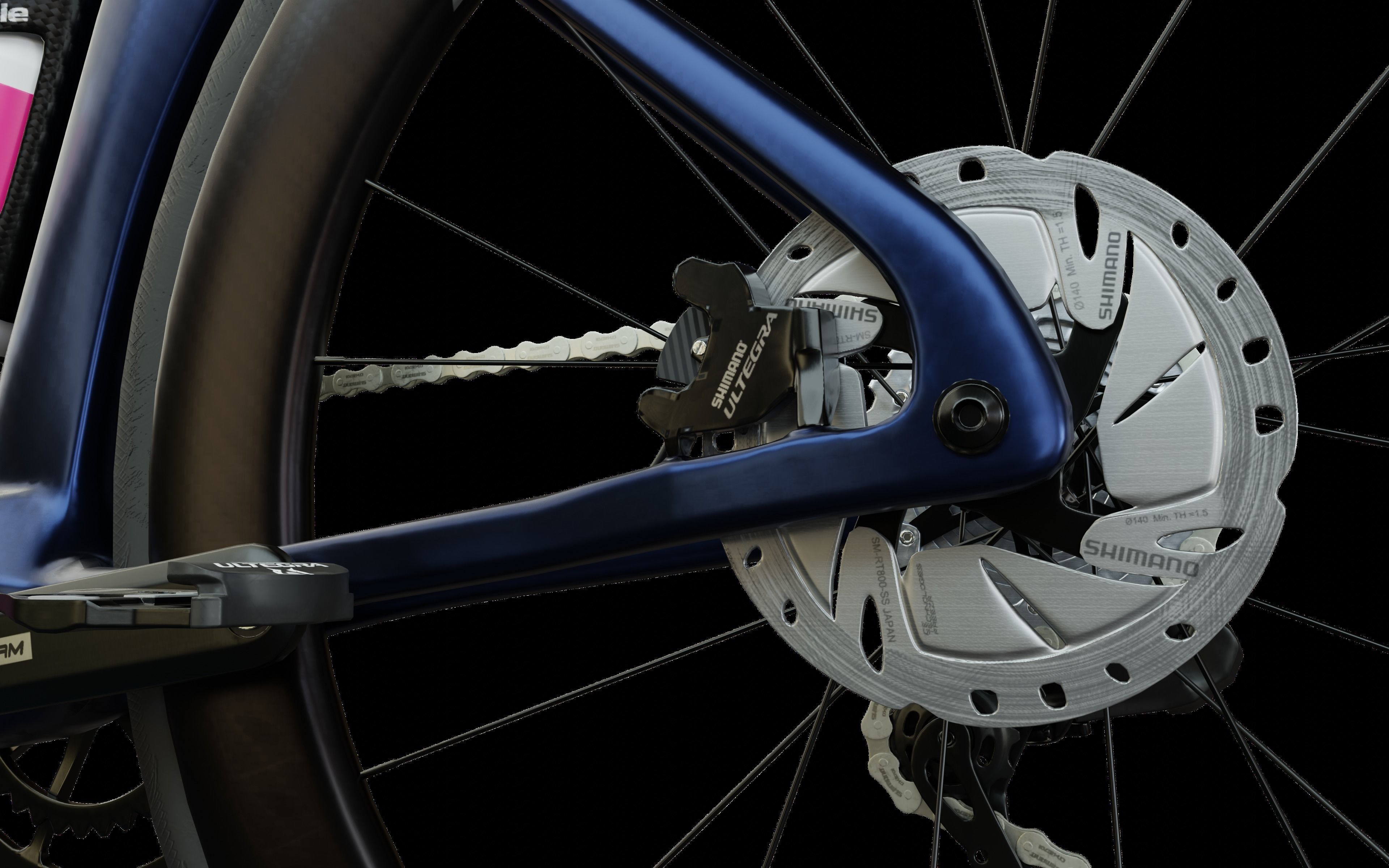 Cannondale SystemSix Roadbike Low-poly 3D model_17