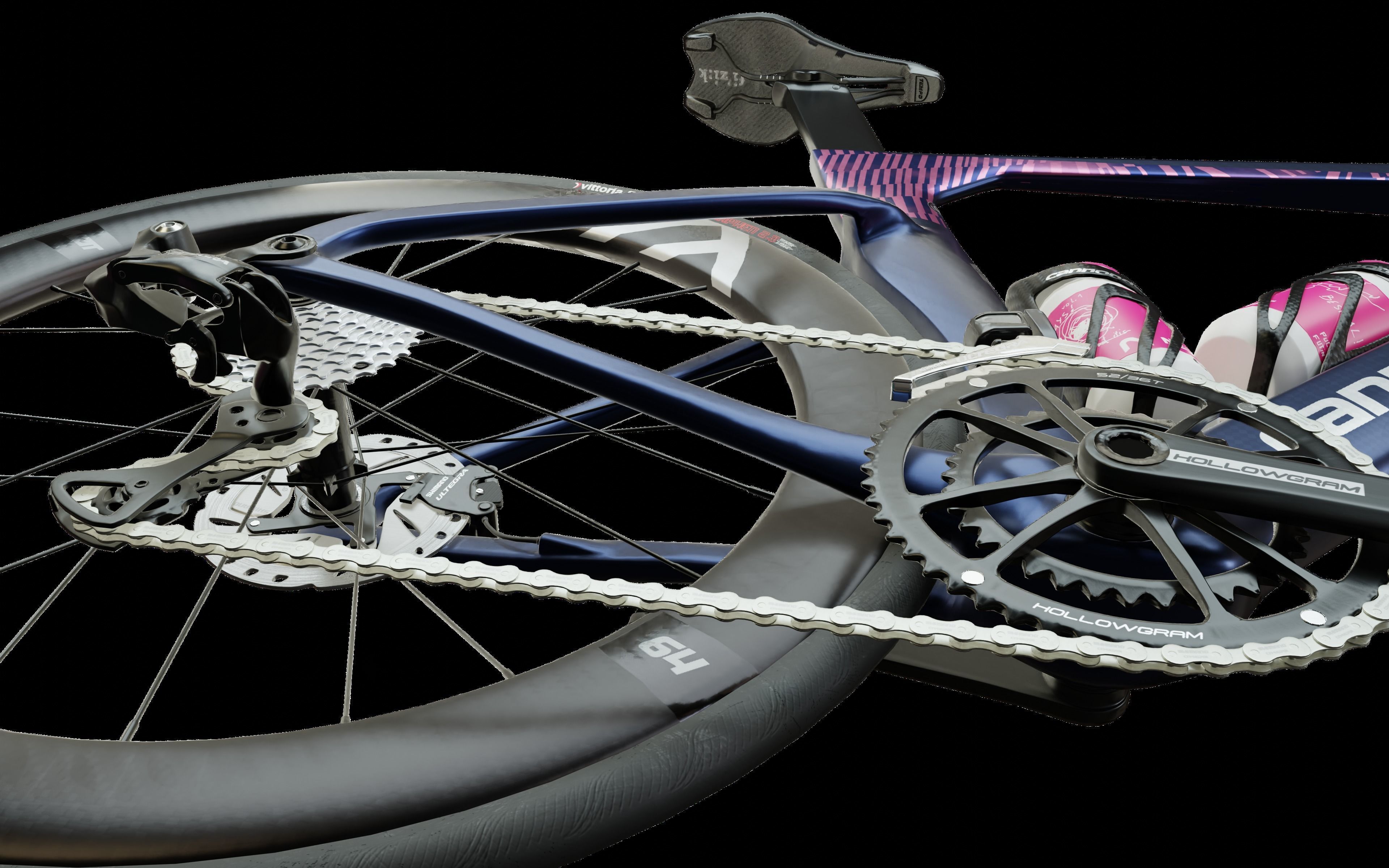 Cannondale SystemSix Roadbike Low-poly 3D model_18