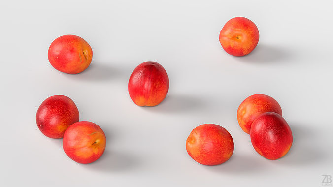 Plum  3D model 3