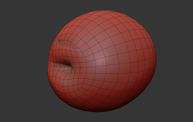 Plum  3D model 7