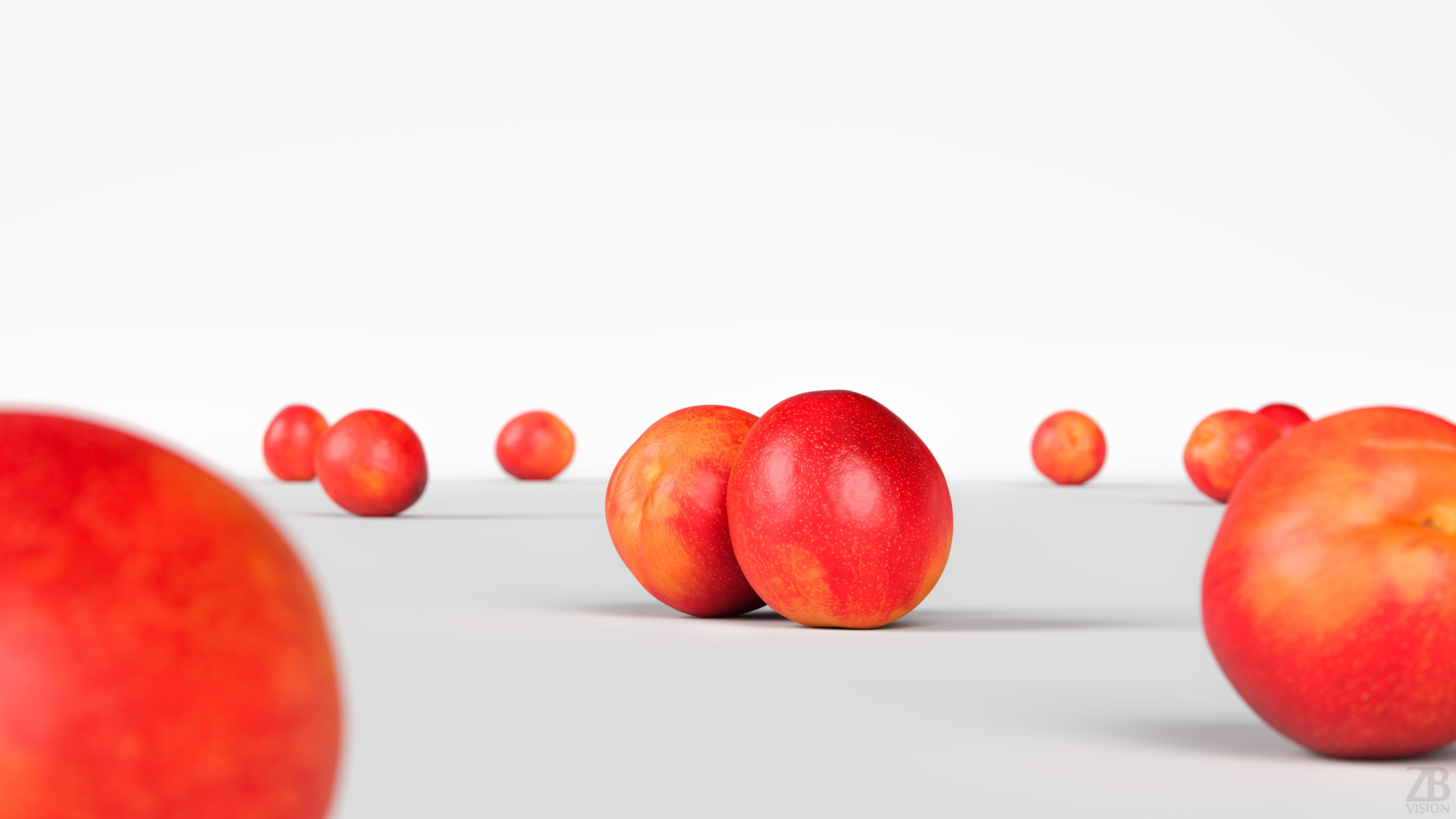 Plum 3D model_1