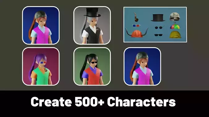 3d NFT Characters -Series VIII