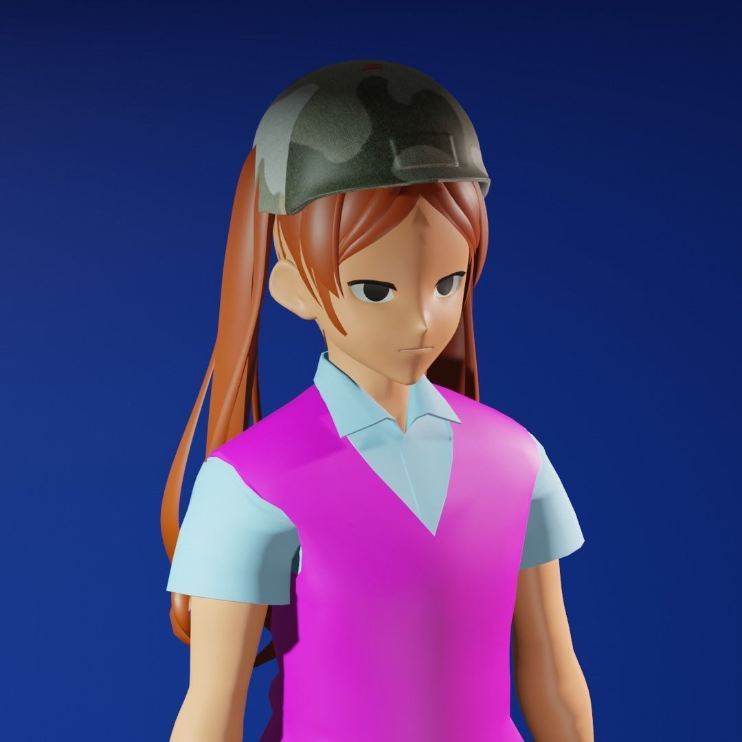 3d NFT Characters - Series IX Low-poly 3D model_3