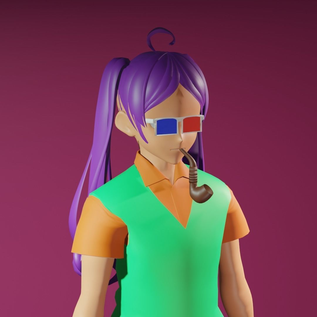 3d NFT Characters - Series IX Low-poly 3D model_2