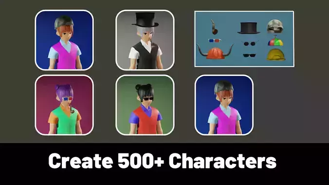 3d NFT Characters - Series X