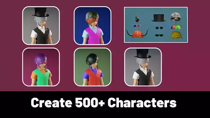 3d NFT Characters - Series XII