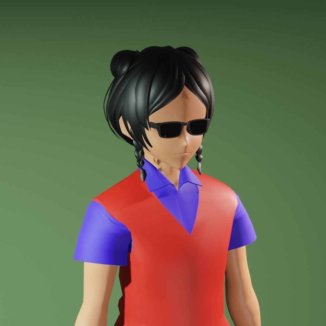 3d NFT Characters - Series XIV Low-poly 3D model_2