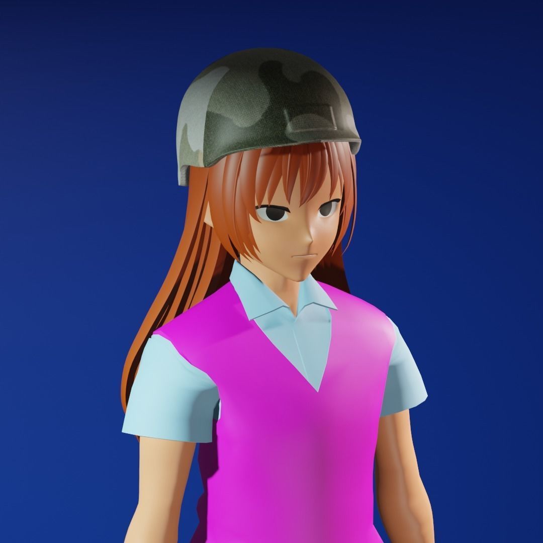 3d NFT Characters - Series XVII Low-poly 3D model_3