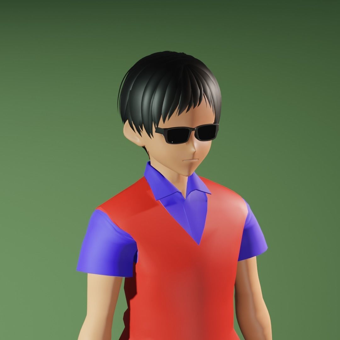 3d NFT Characters - Series XVIII Low-poly 3D model_1