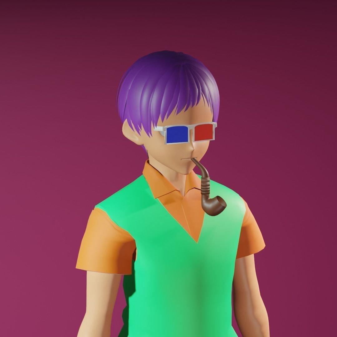 3d NFT Characters - Series XVIII Low-poly 3D model_2