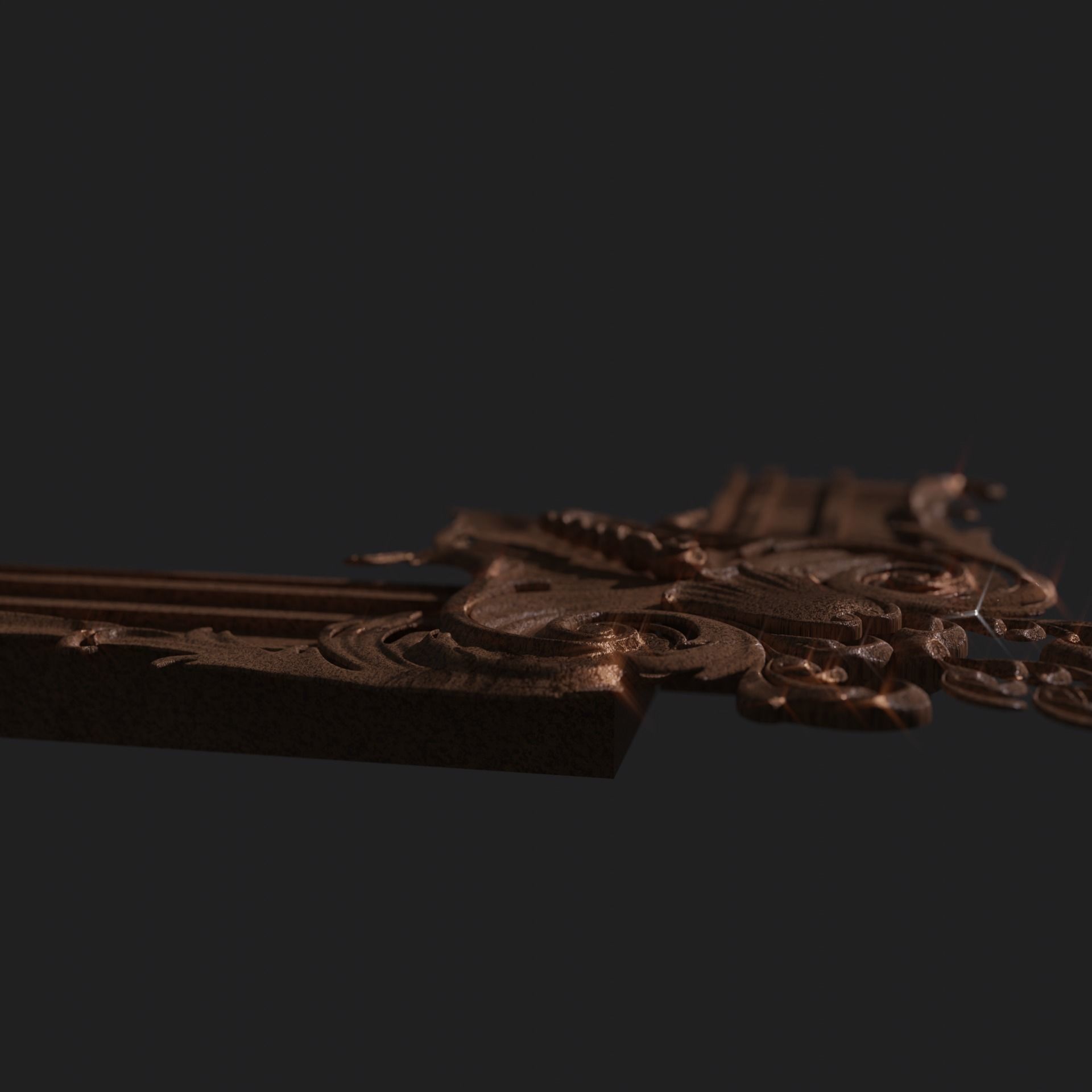 Carving ornament 3D print model_3