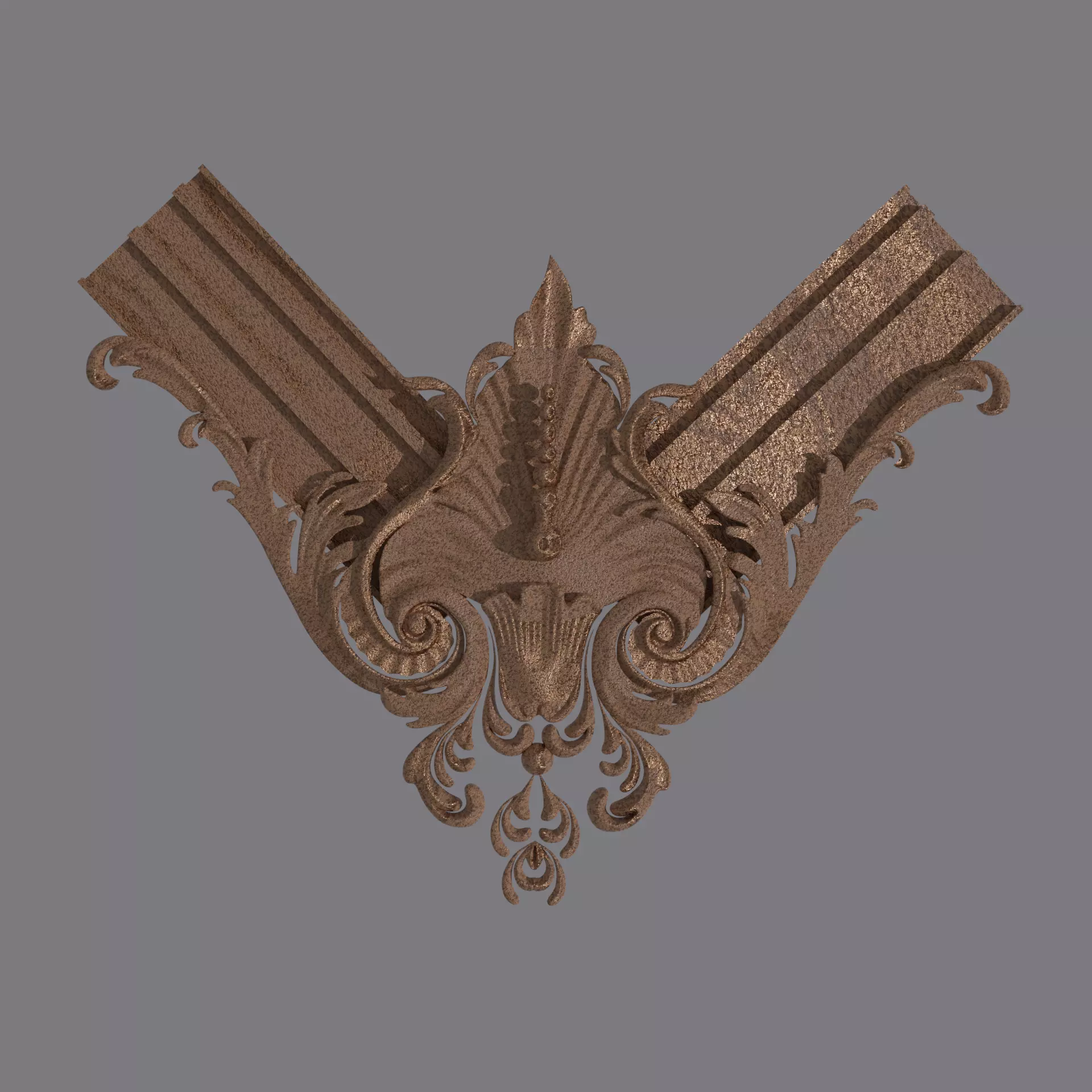 Carving ornament 3D print model_0