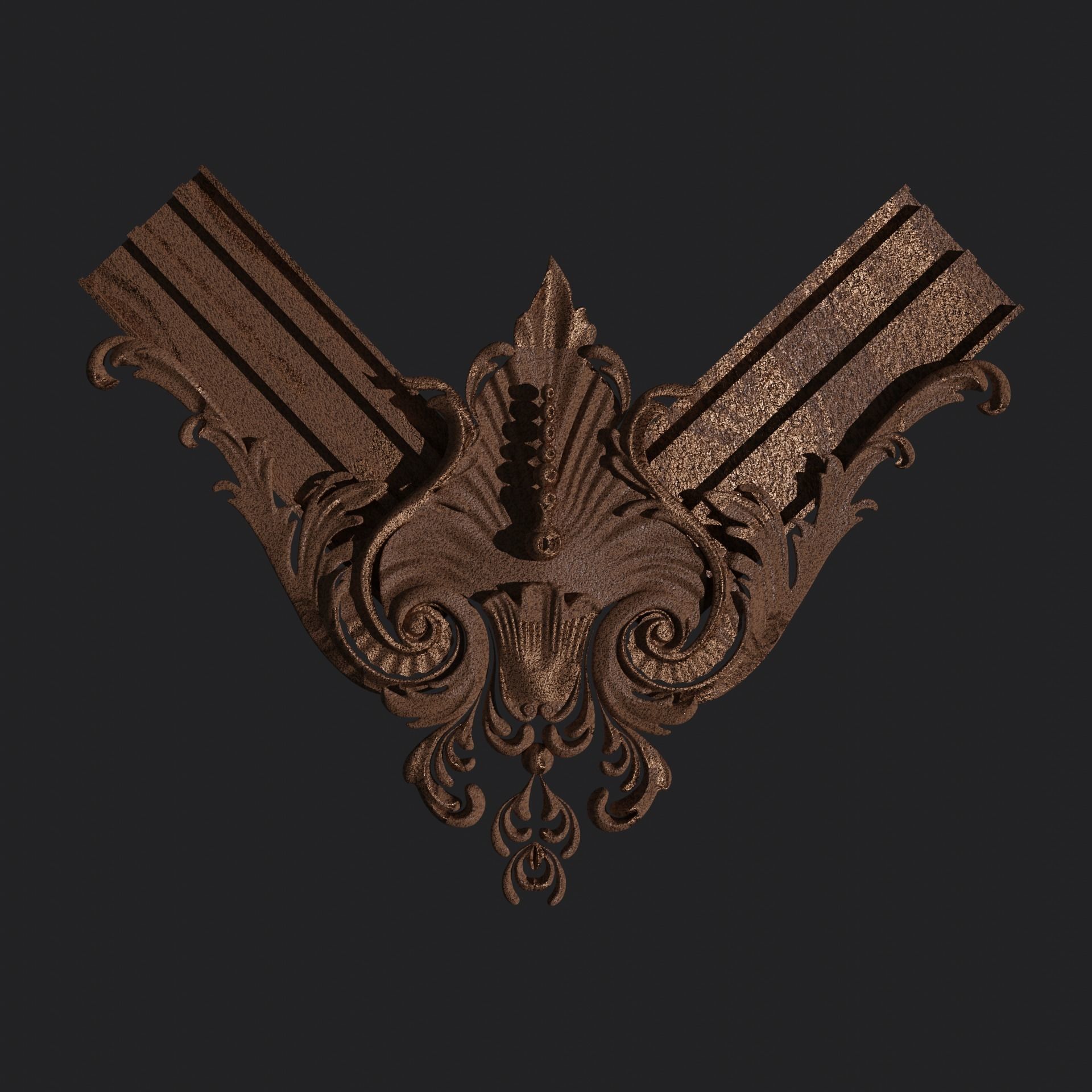 Carving ornament 3D print model_1