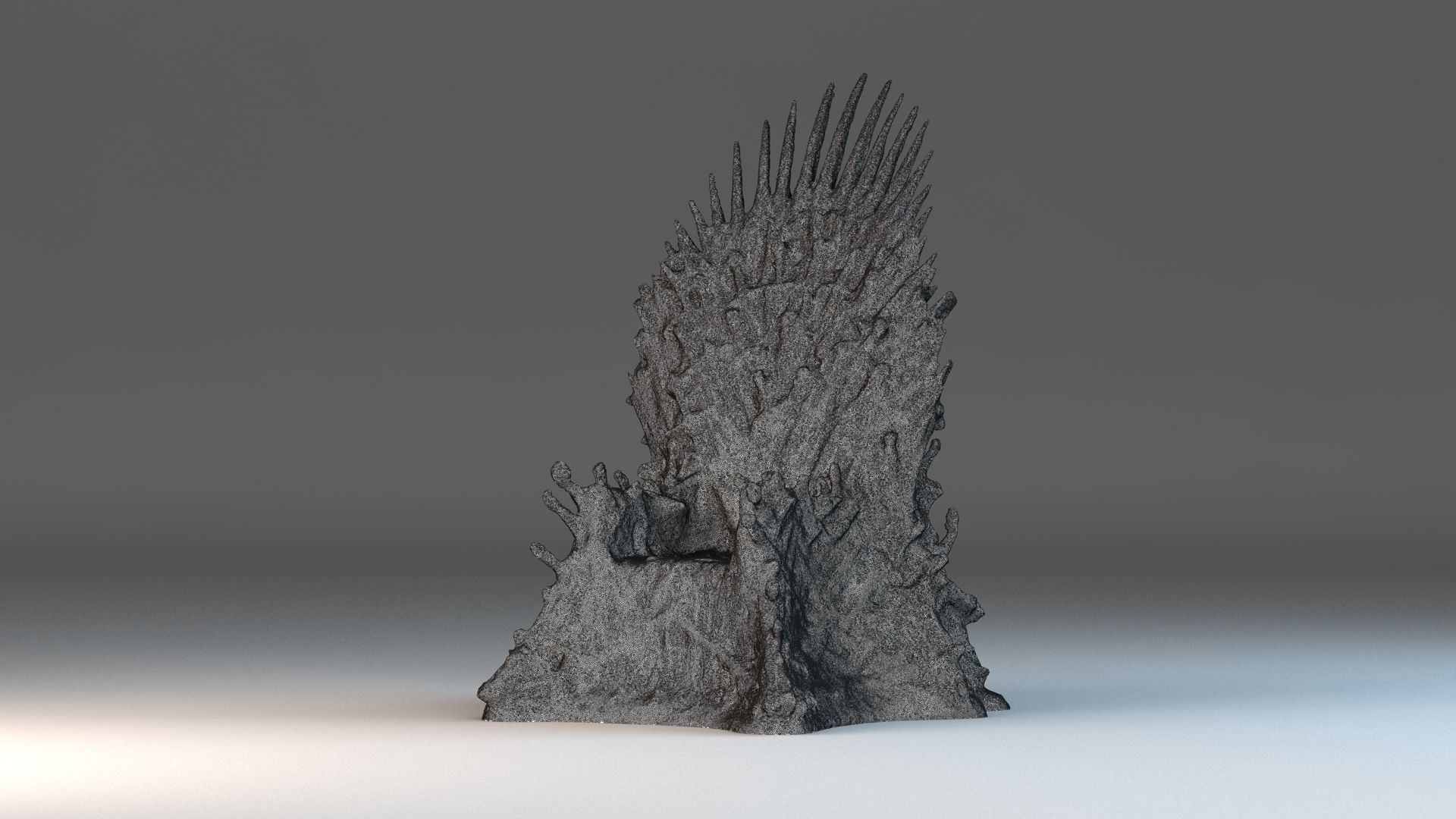 Iron Throne 3D model_8