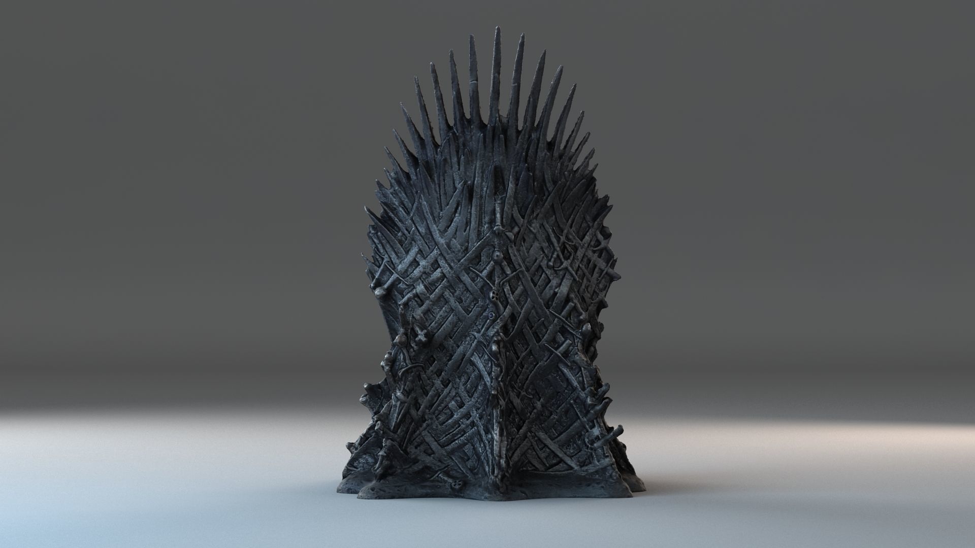 Iron Throne 3D model_5