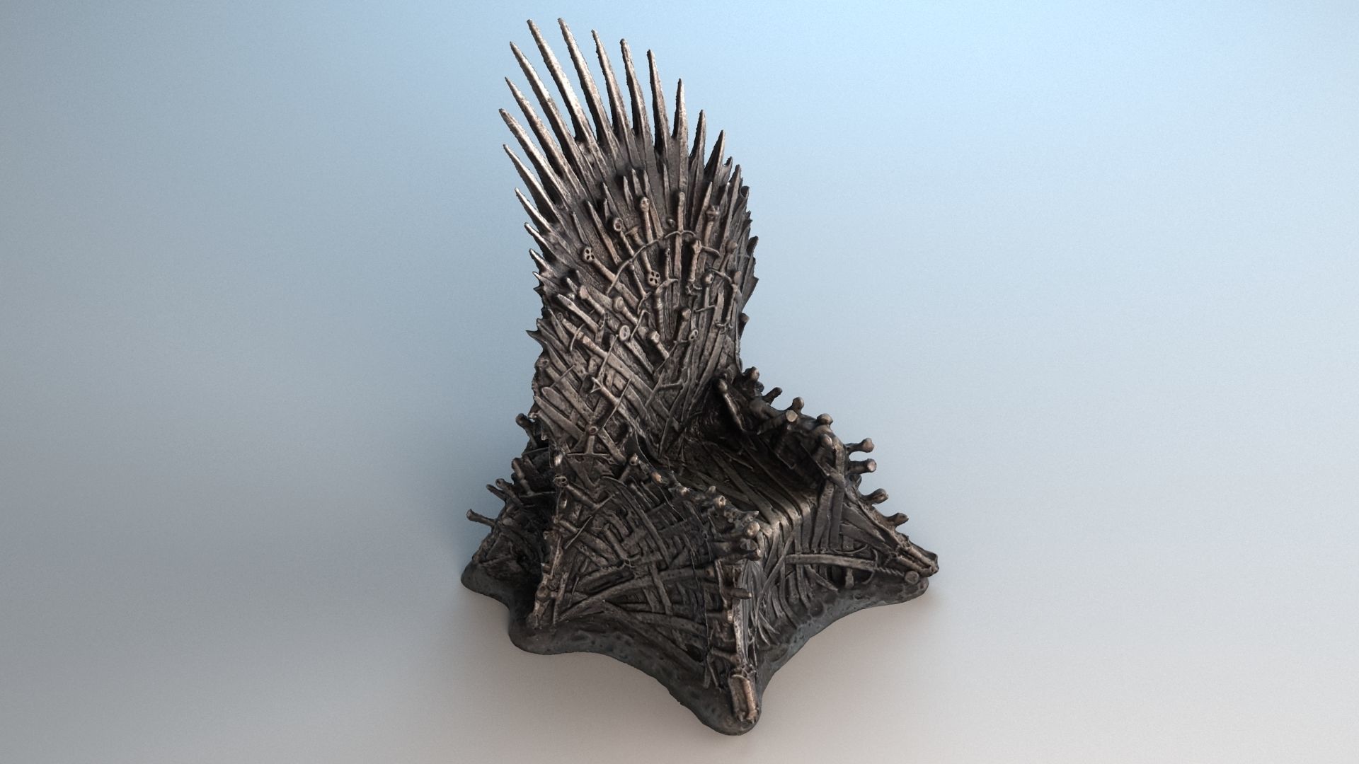 Iron Throne 3D model_3