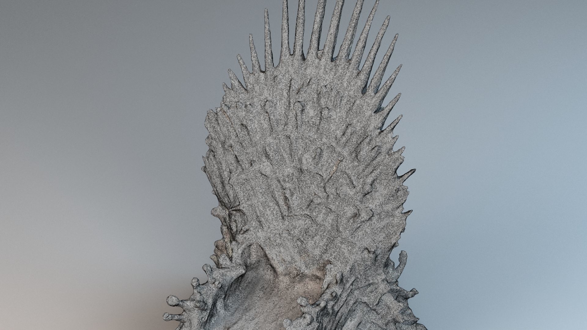 Iron Throne 3D model_9