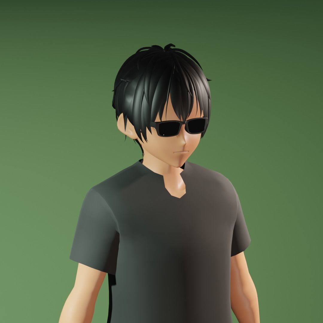 3d NFT Characters - Series XXI Low-poly 3D model_1