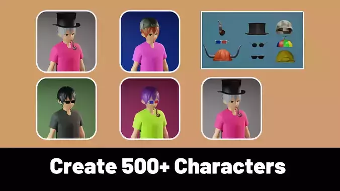 3d NFT Characters - Series XXI