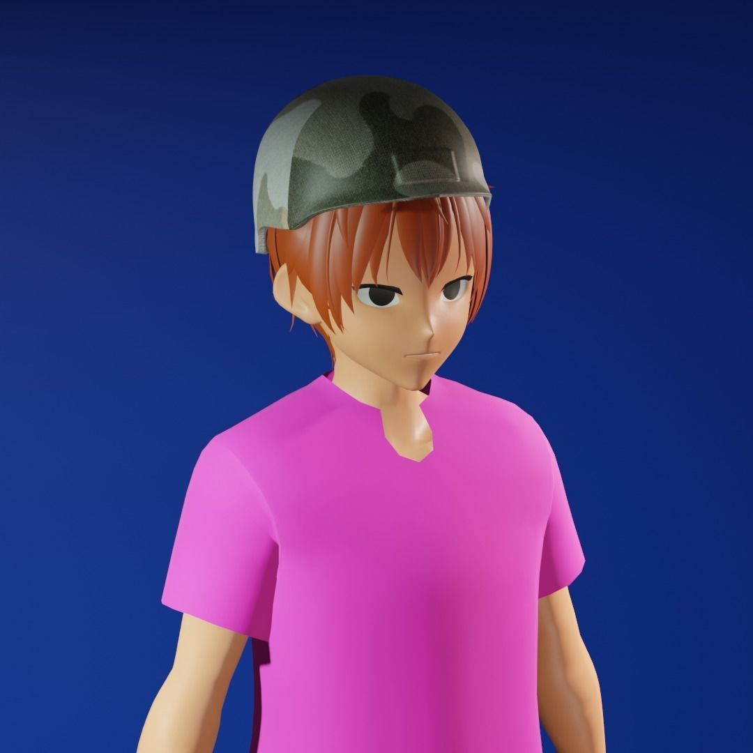 3d NFT Characters - Series XXI Low-poly 3D model_3