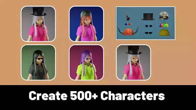 3d NFT Characters - Series XXII