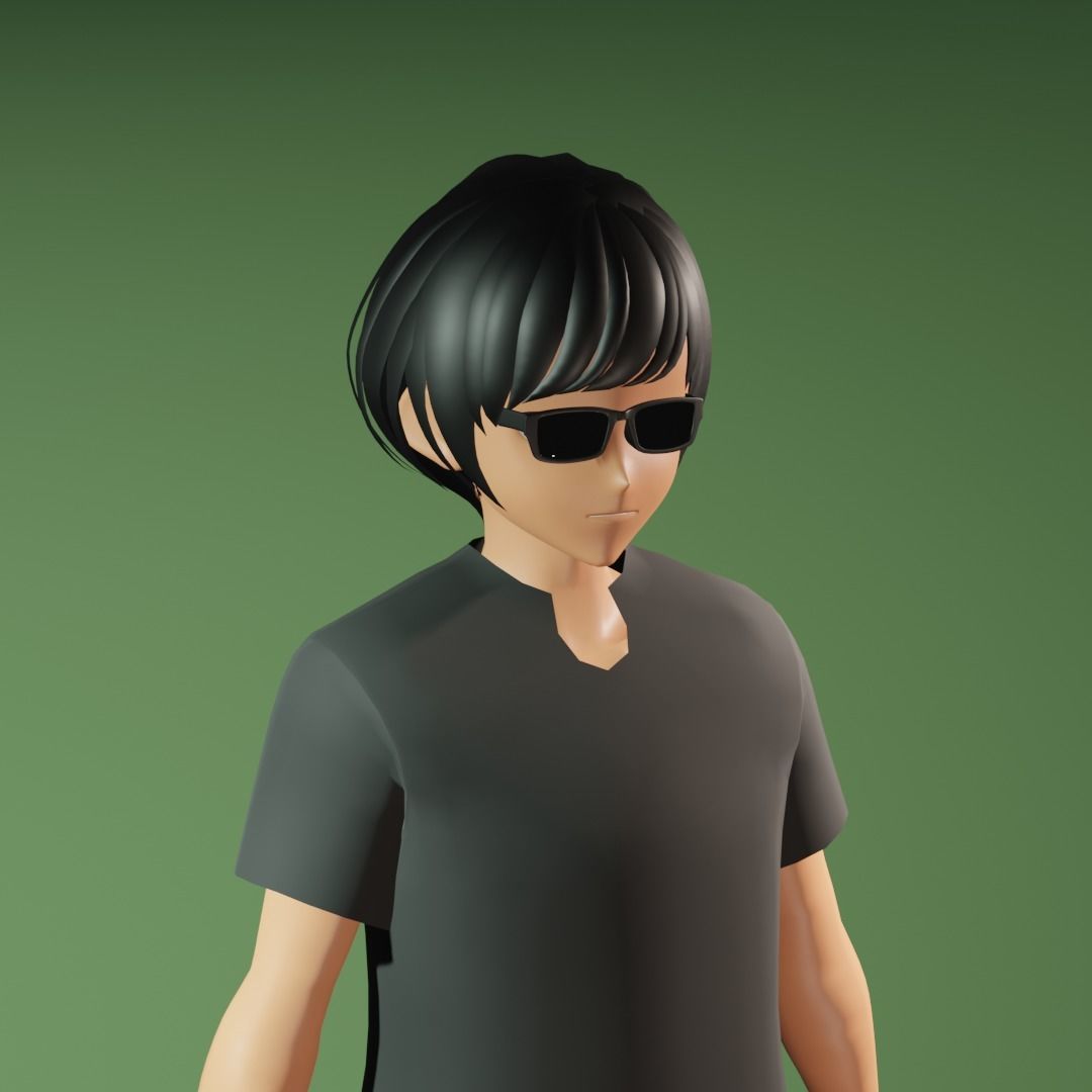 3d NFT Characters - Series  XXIII Low-poly 3D model_1