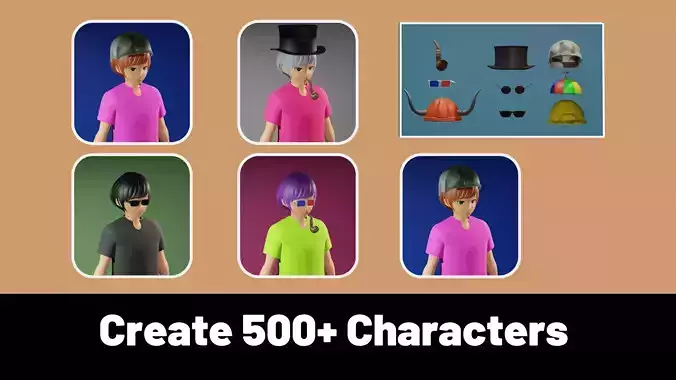 3d NFT Characters - Series  XXIII