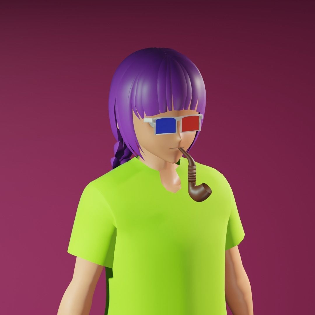 3d NFT Characters - Series XXIV Low-poly 3D model_2