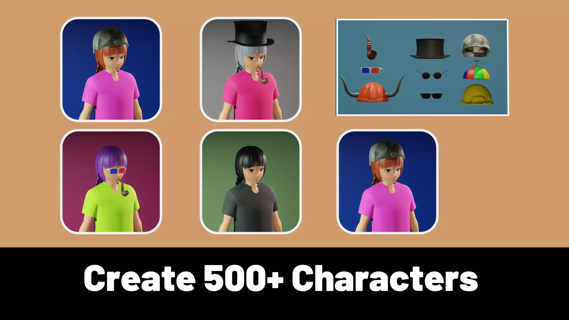 3d NFT Characters - Series XXIV Low-poly 3D model_0