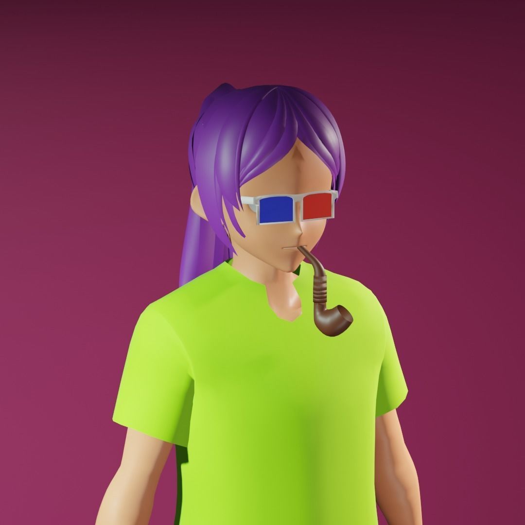 3d NFT Characters - Series XXVI Low-poly 3D model_2