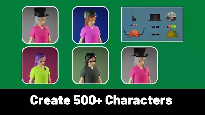 3d NFT Characters - Series XXVI