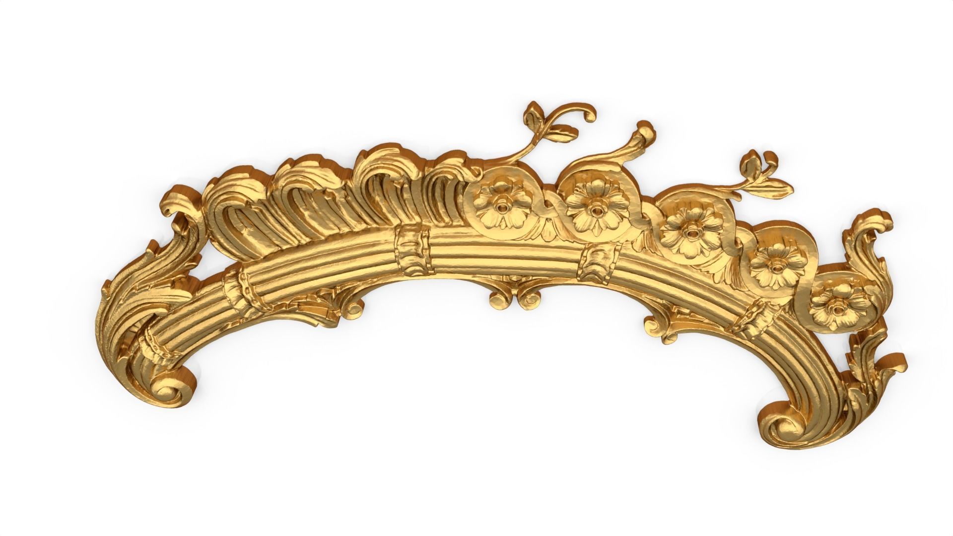 Classic decor ornament 128 3D model_4