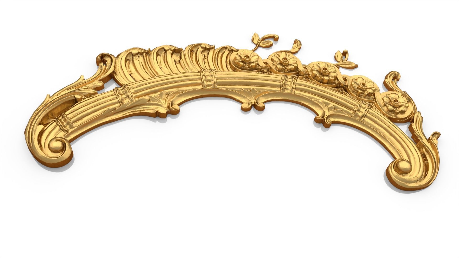 Classic decor ornament 128 3D model_3