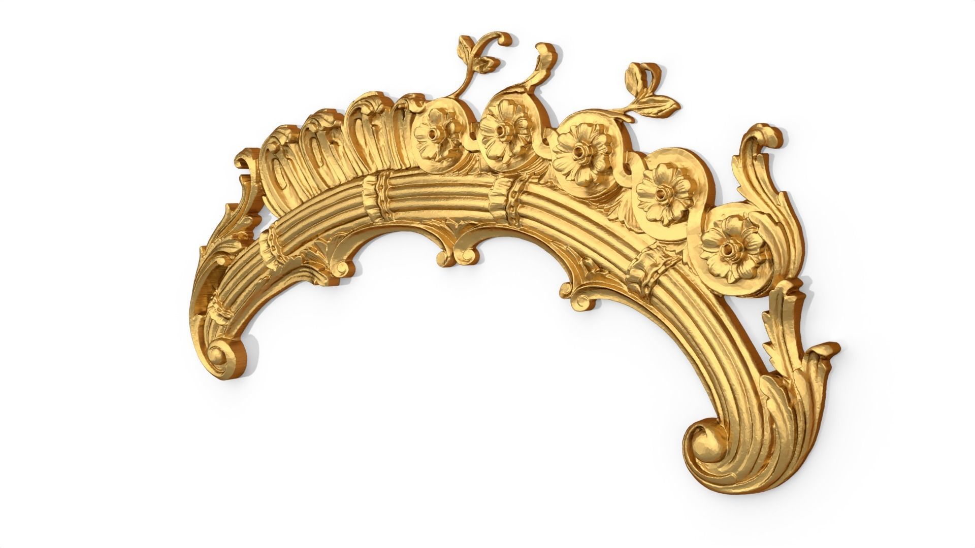 Classic decor ornament 128 3D model_2