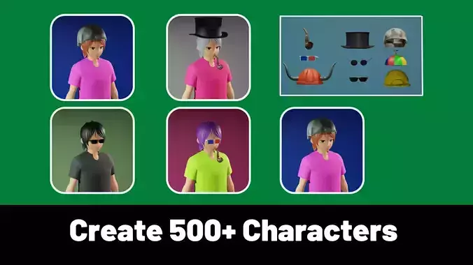 3d NFT Characters - Series XXVII