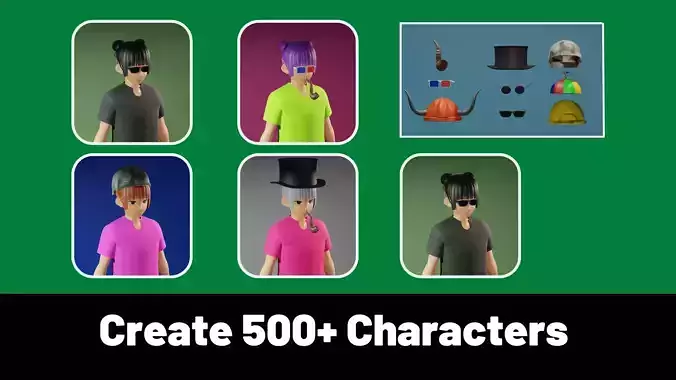 3d NFT Characters - Series XXX