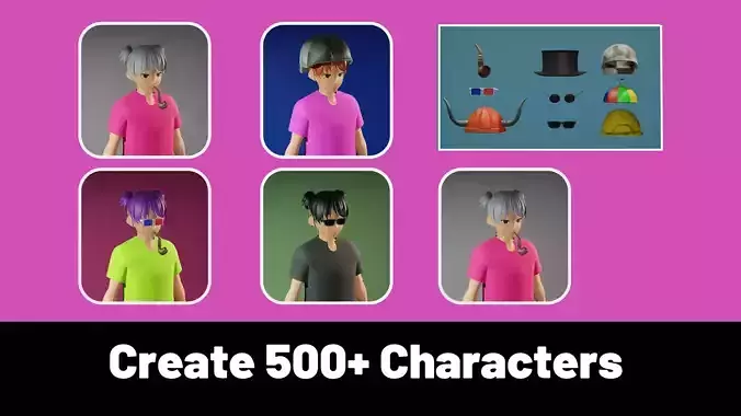 3d NFT Characters - Series XXXI