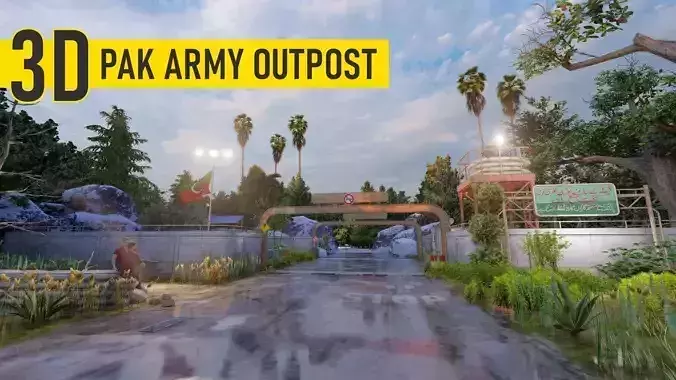 Check Post 3D model