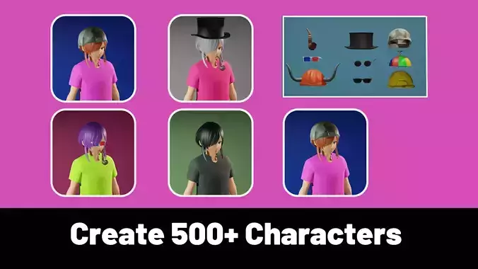 3d NFT Characters - Series XXXII