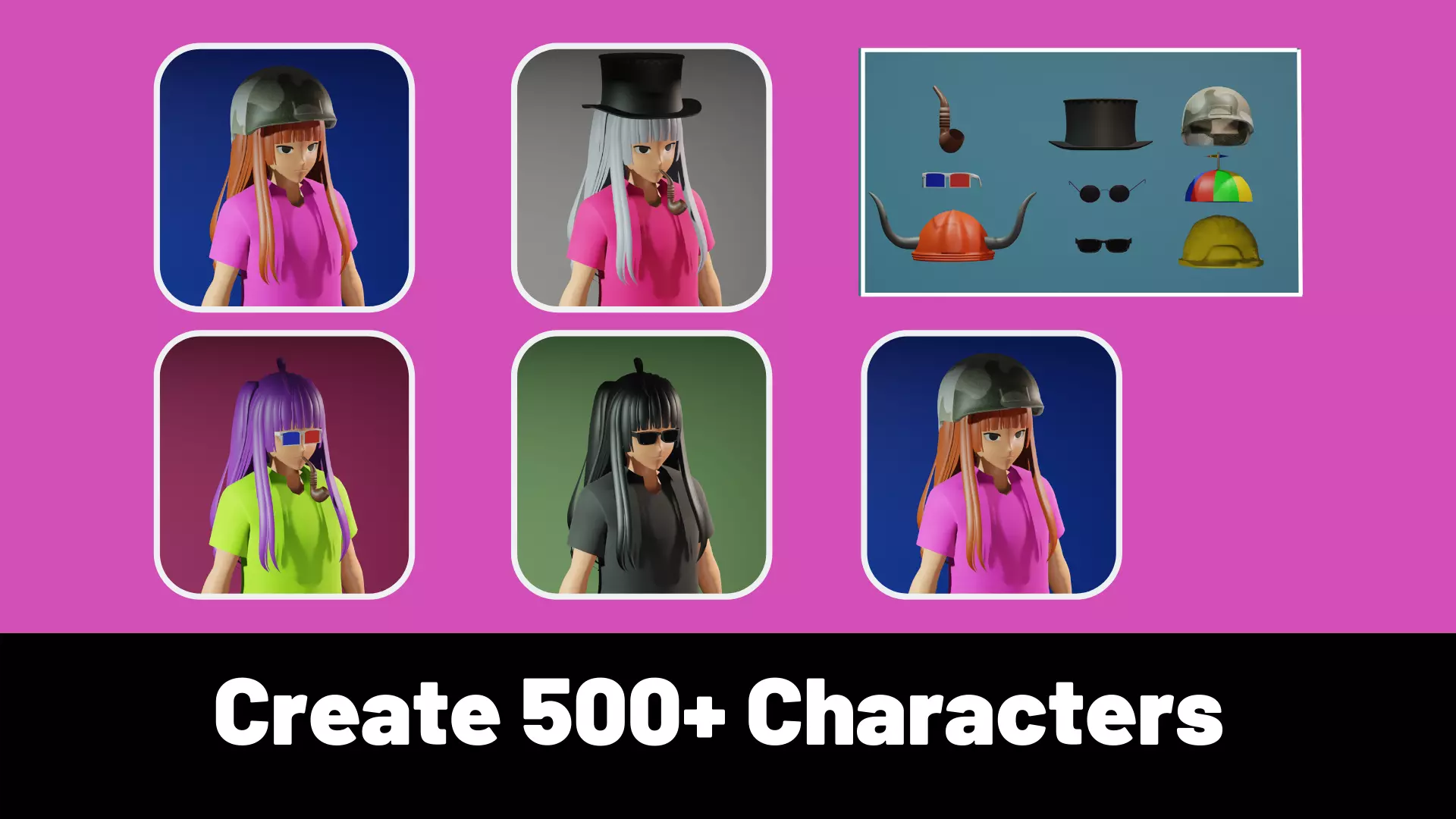 3d NFT Characters - Series XXXIII Low-poly 3D model_0