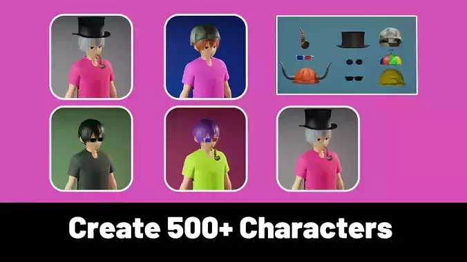 3d NFT Characters - Series XXXV