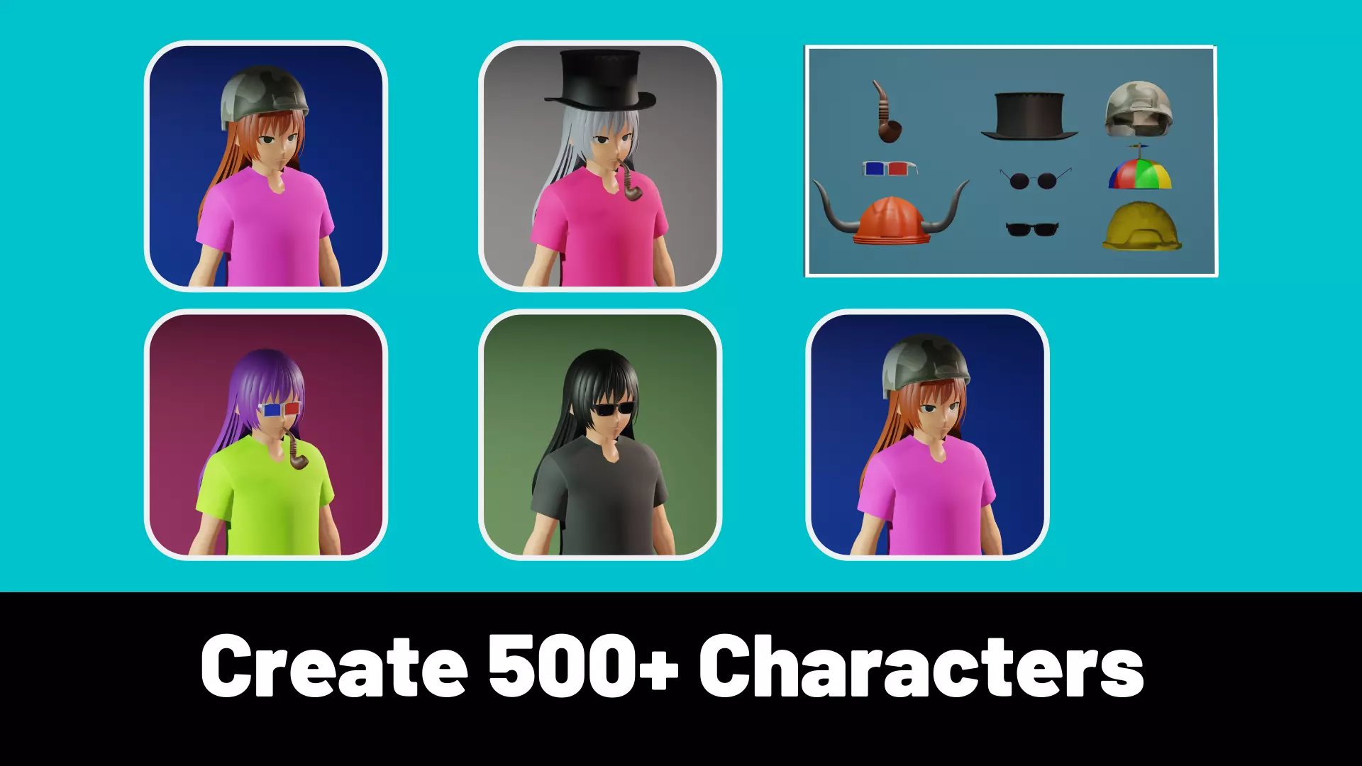 3d NFT Characters - Series XXXVII Low-poly 3D model_0